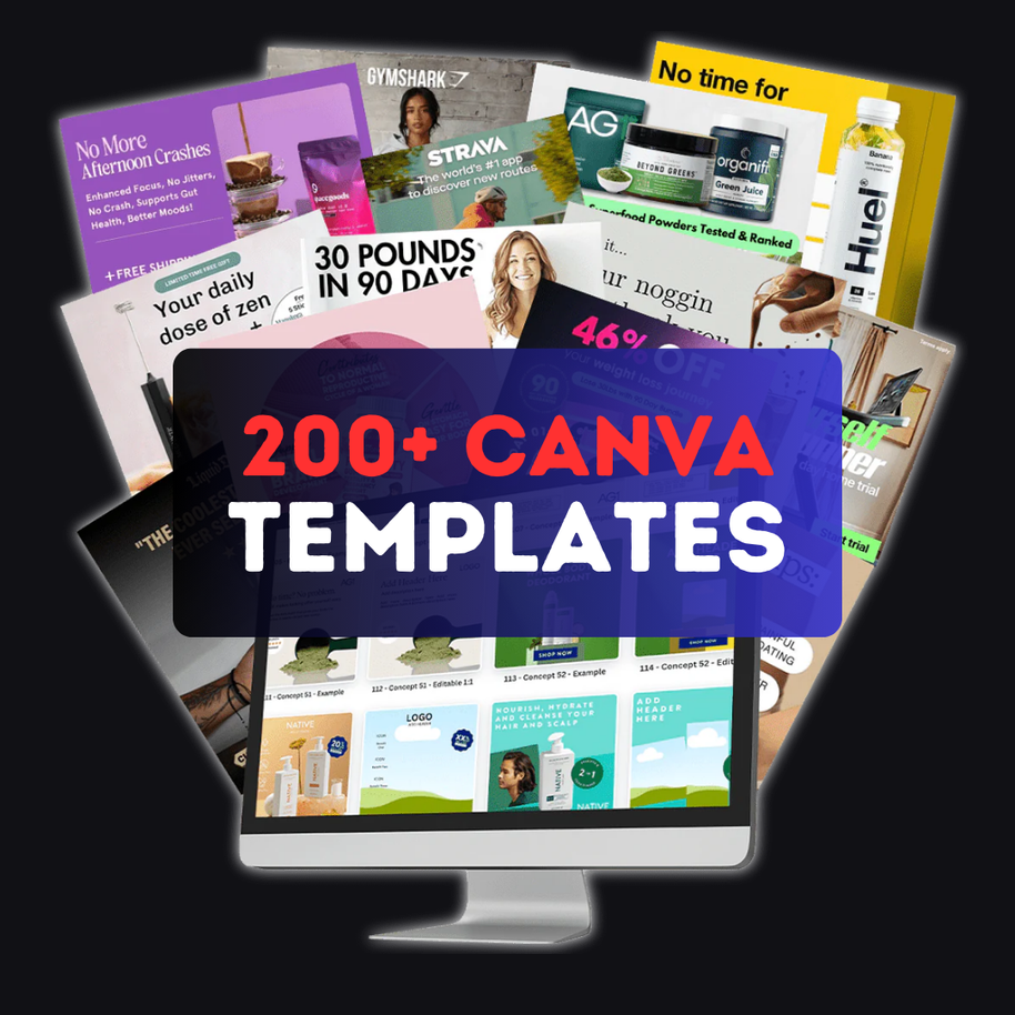 Canva Templates Bundle - 200+ Social Media & Businesses Templates